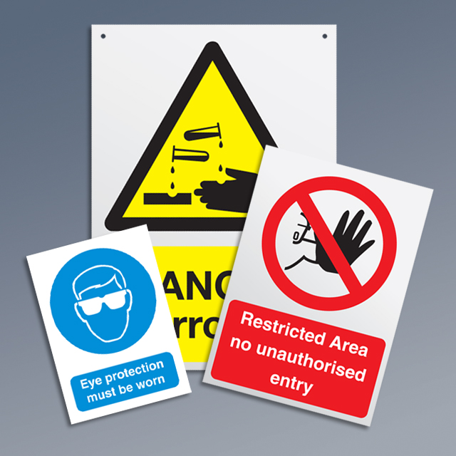 Self-adhesive Safety Signs