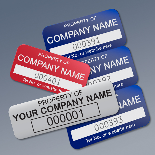 Asset, Serial No. & Barcode Labels