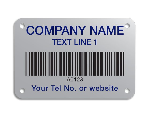 Aluminium Barcode Labels