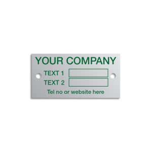 Aluminium ID Plates