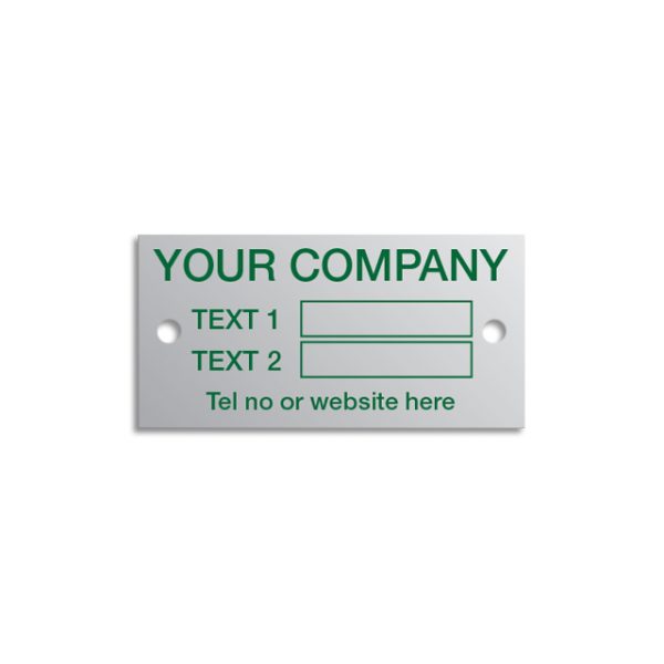 Aluminium ID Plates