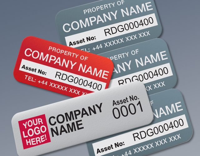 aluminium asset labels