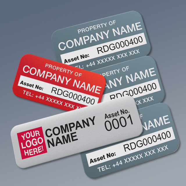 Aluminium Asset Labels & Tags