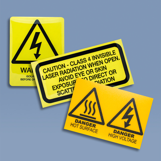 Vinyl Warning Labels