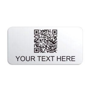 Plastic QR Code Label